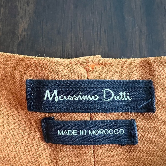 Massimo Dutti Orange Tapered Pants Women’s Size 10 (EU42) - Picture 4 of 7